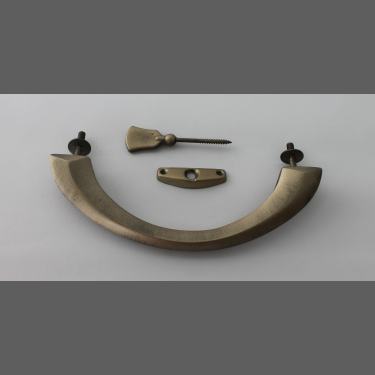 Halbmond Altmessing 